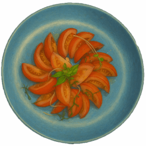 Salade de tomates - Lapizzeria Tahiti