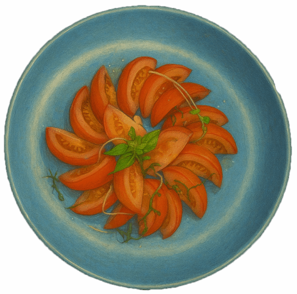 Salade de tomates - Lapizzeria Tahiti