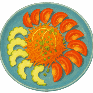 Assiette de crudités
