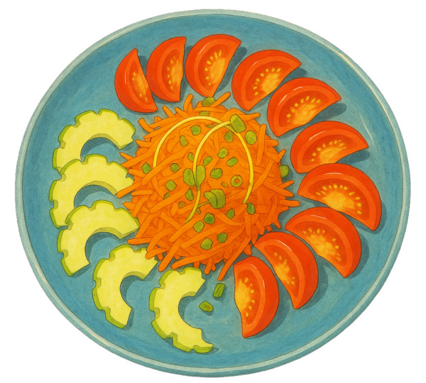 Assiette de crudités